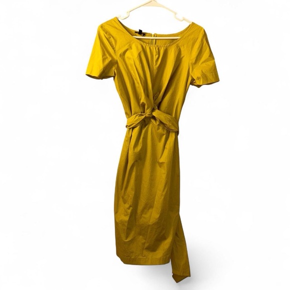Talbots Mustard Midi Dress - Picture 1 of 7